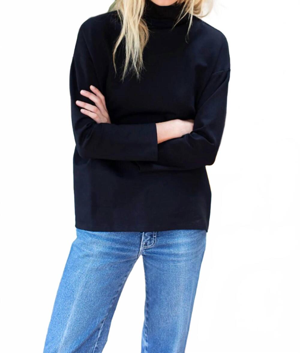 NEW EMERSON FRY edie top in black ponte